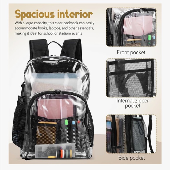 Clear Backpack - Picture 8 of 9